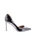 Rachel Zoe 100% Leather Silver Heels Size 7 1/2 - photo 1