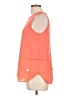 MICHAEL Michael Kors Solid Orange Sleeveless Top Size L - photo 5