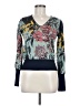 Aldomartins Floral Teal Pullover Sweater Size M - photo 1