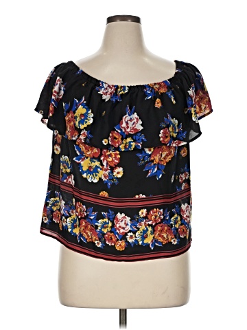 Lily White Short Sleeve Blouse (view 1)
