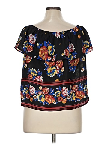 Lily White Short Sleeve Blouse (view 2)
