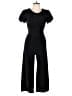 Habitual Solid Black Jumpsuit Size 14 - photo 1