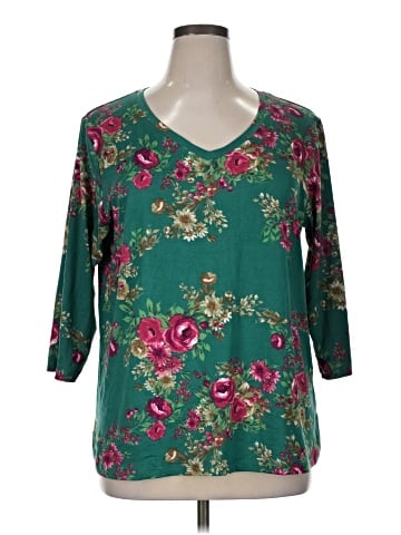 The Pioneer Woman 3/4 Sleeve Blouse (view 1)