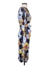 Suno Print Blue Cocktail Dress Size 2 - photo 4