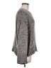 Cynthia Rowley TJX 100% Polyester Metallic Solid Gray Pullover Sweater Size M - photo 4