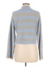 Sincerely Jules Stripes Blue Turtleneck Sweater Size M - photo 2