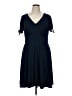 ModCloth Solid Blue Casual Dress Size 1X - photo 1