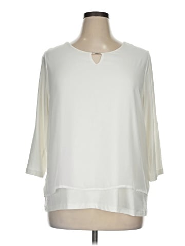 Easywear by Chico's 3/4 Sleeve Blouse (view 1)