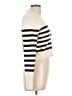 Happily Grey Stripes Ivory Pullover Sweater Size L - photo 4