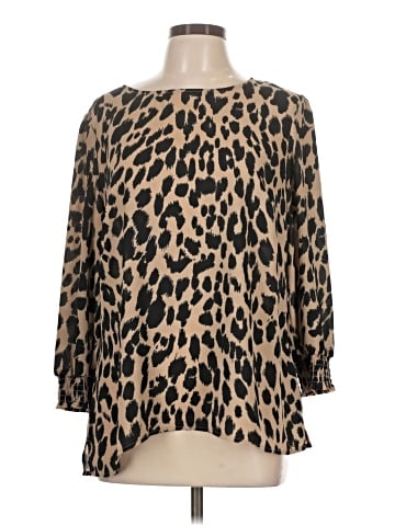 Brina & Em 3/4 Sleeve Blouse (view 1)