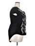 Ava James 100% Polyester Black Short Sleeve Blouse Size 2X - photo 4