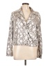 INC International Concepts Metallic Silver Jacket Size L - photo 1