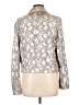 INC International Concepts Metallic Silver Jacket Size L - photo 2