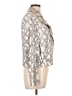 INC International Concepts Metallic Silver Jacket Size L - photo 4