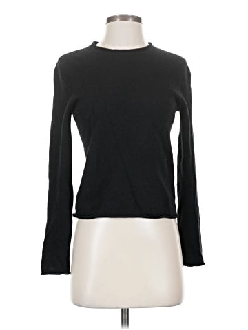 Aqua Cashmere Pullover Sweater (view 1)