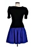 Terri Moore 100% Rayon Color Block Blue Cocktail Dress Size 10 (petite) - photo 1