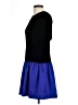 Terri Moore 100% Rayon Color Block Blue Cocktail Dress Size 10 (petite) - photo 5