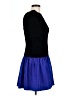 Terri Moore 100% Rayon Color Block Blue Cocktail Dress Size 10 (petite) - photo 4