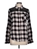 XXI Plaid Black Long Sleeve Button-Down Shirt Size L - photo 1