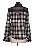 XXI Plaid Black Long Sleeve Button-Down Shirt Size L - photo 2