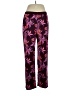 Colleen Lopez Print Purple Casual Pants Size XL - photo 1