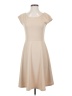 Unbranded Solid Tan Casual Dress Size S (estimated) - photo 1