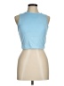 Zaful Blue Sleeveless Top Size 6 - photo 1