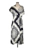MNG 100% Polyester Paisley Gray Casual Dress Size 8 - photo 1