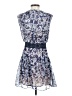 BCBGMAXAZRIA 100% Polyester Paisley Blue Cocktail Dress Size 2 - photo 2