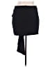 Zara Solid Black Casual Skirt Size XL - photo 2