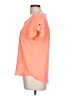 Mine 100% Polyester Orange Short Sleeve Blouse Size L - photo 5