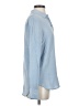 Everlane 100% Silk Blue Long Sleeve Silk Top Size 0 - photo 4