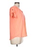 Mine 100% Polyester Orange Short Sleeve Blouse Size L - photo 4