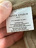 Petite Studio New York Tan Wool Coat Size XXS - photo 7