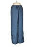 Johnny Was 100% Silk Solid Blue Silk Pants Size S - photo 1