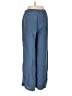 Johnny Was 100% Silk Solid Blue Silk Pants Size S - photo 2