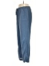 Johnny Was 100% Silk Solid Blue Silk Pants Size S - photo 5