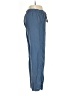 Johnny Was 100% Silk Solid Blue Silk Pants Size S - photo 4