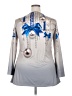 Unbranded Silver Long Sleeve Blouse Size XXL - photo 2