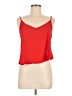 Ambiance Apparel 100% Polyester Red Sleeveless Top Size M - photo 1