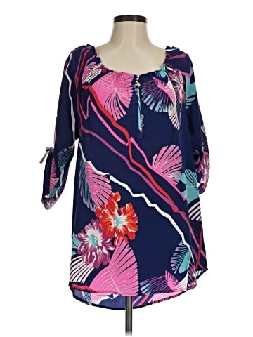 Yumi Kim 3/4 Sleeve Silk Top (view 1)