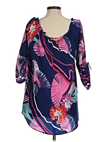 Yumi Kim 3/4 Sleeve Silk Top (view 2)