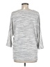 Laila Jayde Gray 3/4 Sleeve Top Size M - photo 2