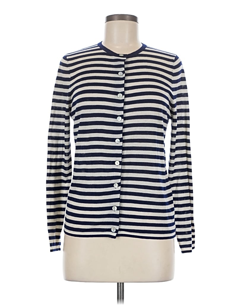 Pre-owned Zara Cardigan Sweater In Blue