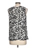 Merona Silver Sleeveless Blouse Size L - photo 2