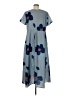 Unbranded 100% Polyester Blue Casual Dress Size M - photo 2