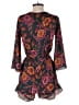 Everly 100% Polyester Paisley Purple Romper Size S - photo 2