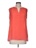 Chaus 100% Polyester Orange Sleeveless Blouse Size M - photo 1