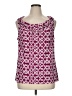 Rafaella Studio 100% Polyester Burgundy Sleeveless Top Size XL - photo 1