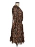 MSK Paisley Brown Cocktail Dress Size M - photo 4